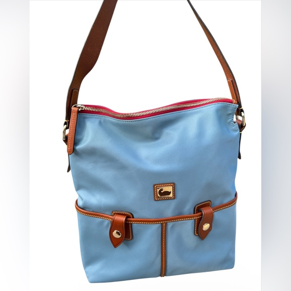 Dooney and Bourke Wayfarer Sac Blue EUC - Picture 1 of 17